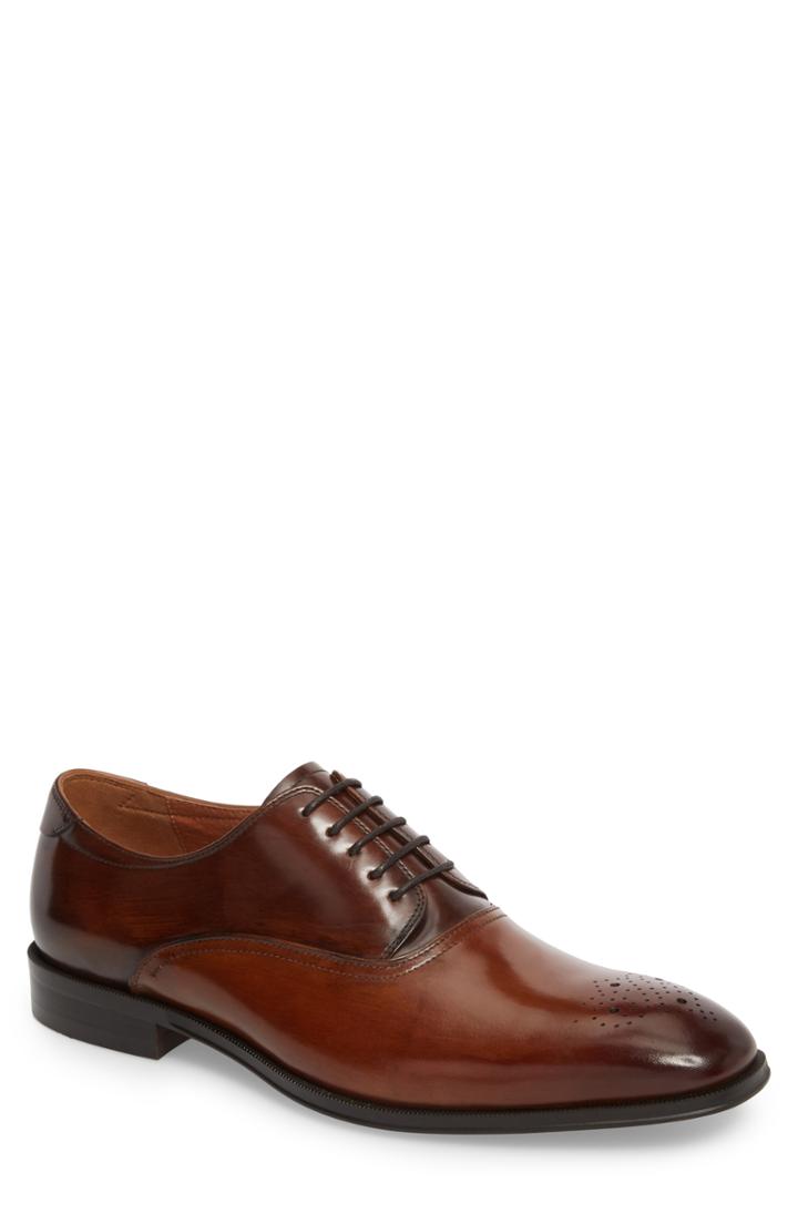 Men's Florsheim Belfast Brogued Derby Eee - Brown