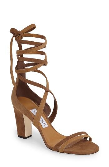 Women's Jimmy Choo Flynn Sandal Us / 35eu - Brown