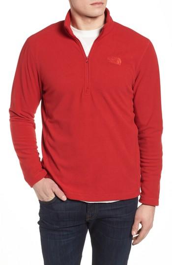 Men's The North Face 'tka 100 Glacier' Quarter Zip Fleece Pullover -