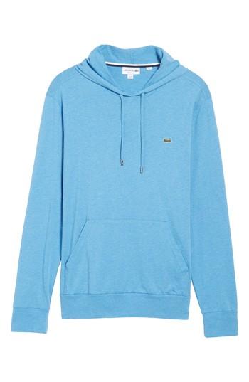 Men's Lacoste Pullover Hoodie (xl) - Blue