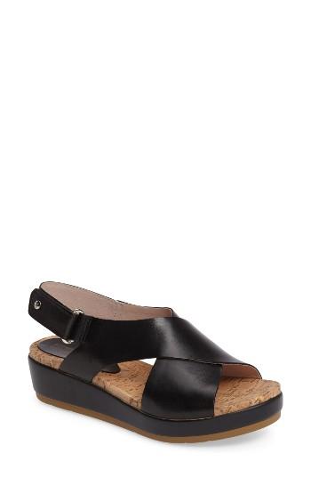 Women's Pikolinos 'mykonos' Platform Sandal Eu - Black