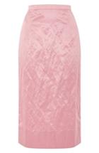 Women's Topshop Boutique Rigid Crinkle Skirt Us (fits Like 0) - Pink