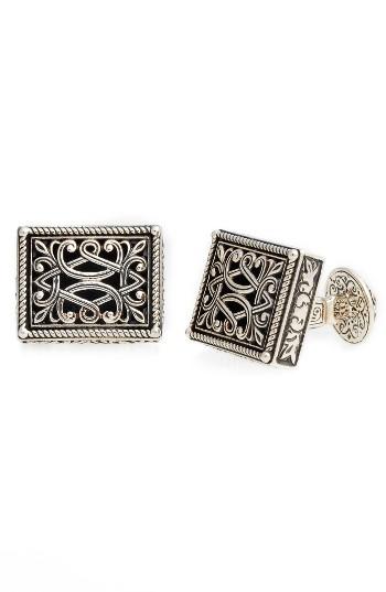 Men's Konstantino Filigree Rectangle Cuff Links
