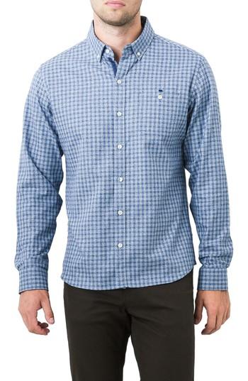 Men's 7 Diamonds Perfect Strangers Sport Shirt, Size - Blue