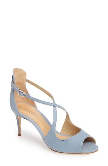 Women's Schutz Zach Crisscross Sandal M - Blue