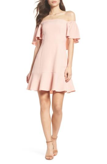 Women's Vince Camuto Off The Shoulder Dress - Pink