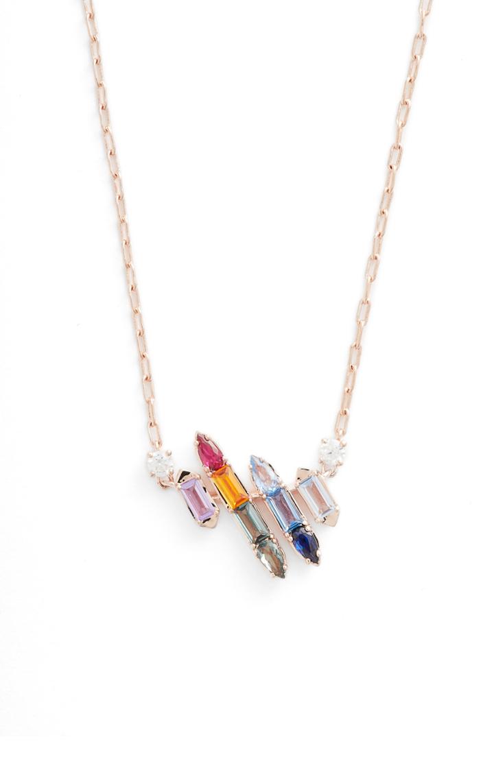 Women's Nadri Prism Cluster Necklace
