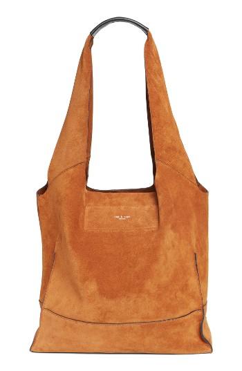 Rag & Bone Walker Suede Tote - Brown