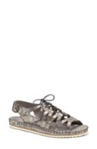 Women's Trask Chandler Ghillie Sandal M - Metallic