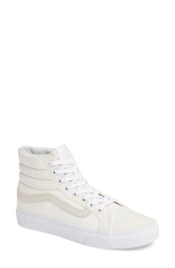 Women's Vans Sk8-hi Slim Sneaker M - Ivory
