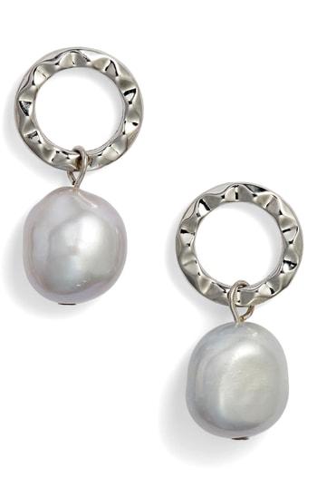 Women's Halogen Pearl Drop Earrings