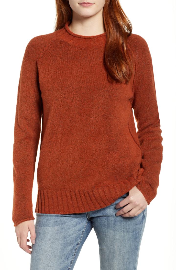 Women's Caslon Fluffy Ribbed Long Sleeve Cardigan - Blue