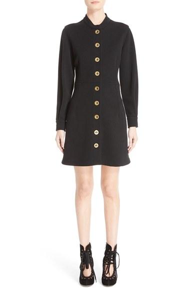 Women's Chloe Button Front Punto Milano Dress