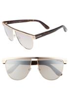 Women's Tom Ford Stephanie 60mm Mirrored Sunglasses -