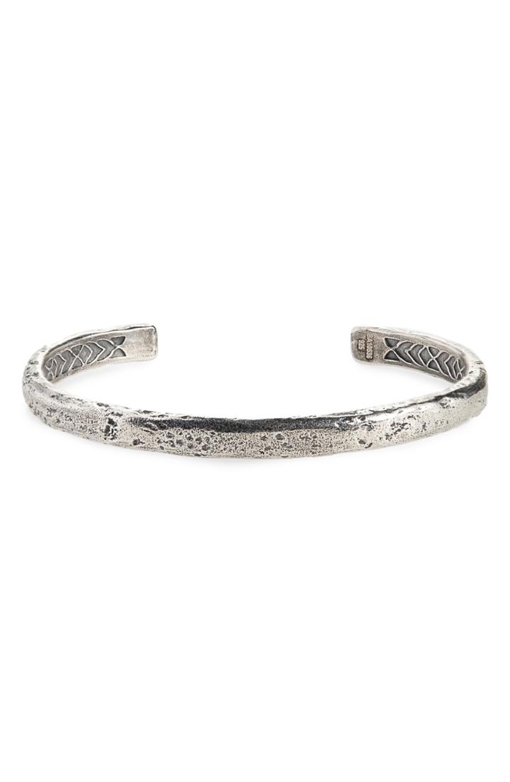Men's John Varvatos Star Usa Silver Cuff Bracelet