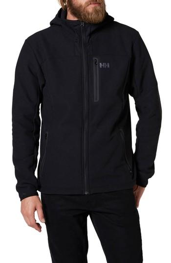 Men's Helly Hansen Vanir Zip Fleece Hoodie - Black