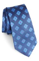 Men's Nordstrom Men's Shop Cameron Floral Medallion Silk Tie, Size - Blue
