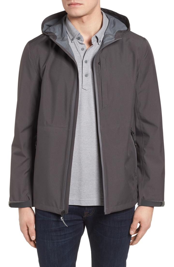 Men's Cole Haan Seam Sealed Packable Jacket, Size - Grey