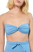 Women's Mara Hoffman Chey Twist Bikini Top - Blue