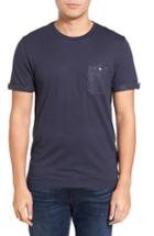 Men's Ted Baker London Apel Print Pocket T-shirt (m) - Blue