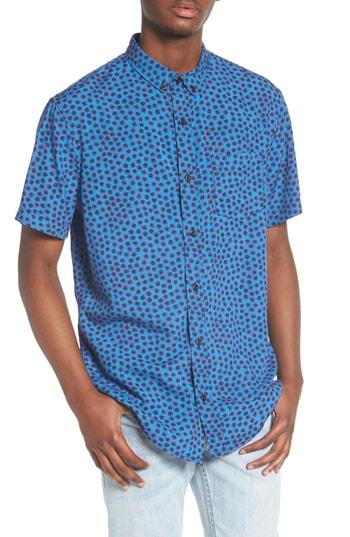 Men's The Rail Woven Print Shirt - Blue