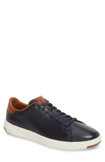 Men's Cole Haan Grandpr? Perforated Low Top Sneaker M - Blue