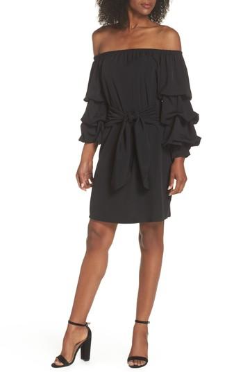 Women's Chelsea28 Off The Shoulder Tiered Sleeve Dress