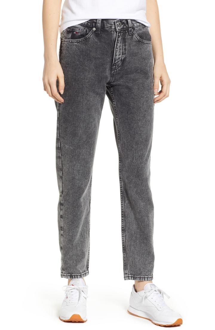 Women's Tommy Jeans Izzy High Waist Slim Jeans - Black