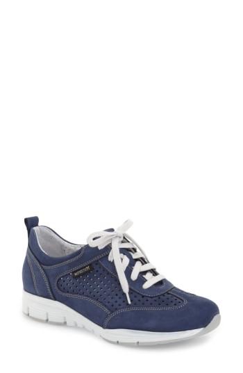 Women's Mephisto 'yoana' Soft Air Perforated Sneaker M - Blue