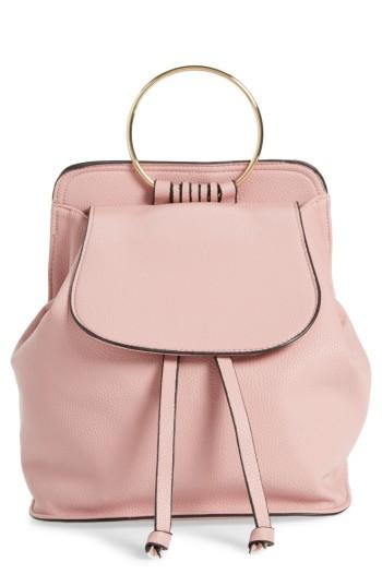 Amici Accessories Ring Handle Backpack - Pink