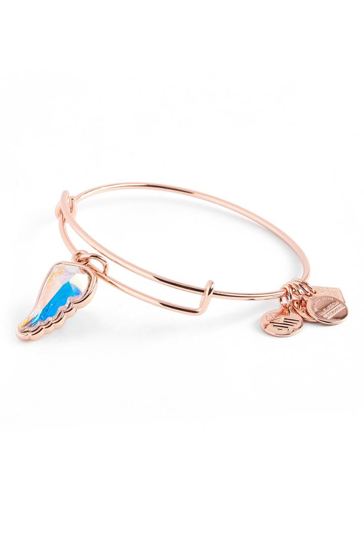Women's Alex And Ani Charity By Design Wing Expandable Wire Bangle