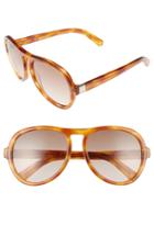 Women's Chloe Marlow 59mm Oversized Sunglasses - Blonde Havana