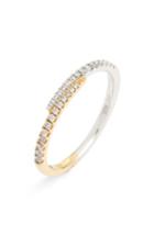 Women's Bony Levy Diamond Overlap Stacking Ring (nordstrom Exclusive)