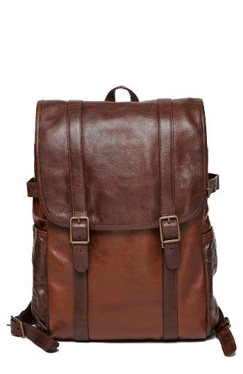 Men's Moore & Giles Crews Leather Backpack -