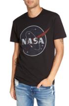 Men's Palmercash Nasa Logo T-shirt - Black