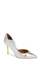 Women's Malone Souliers By Roy Luwolt Morrissey Wave Asymmetrical Pump .5us / 39eu - Metallic