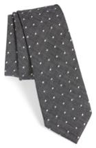 Men's 1901 Dot Cotton Tie, Size - Black