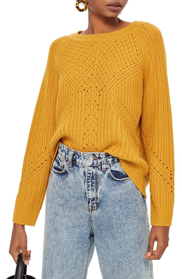 Women's Jonathan Simkhai Tassel Trim Wool Turtleneck Sweater