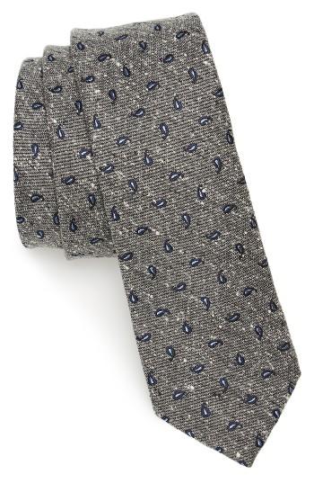 Men's The Tie Bar Paisley Timber Silk Tie