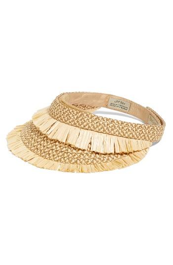 Women's Eric Javits Packable Tiki Visor -