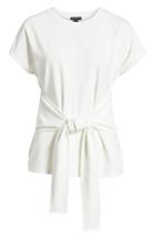 Women's Halogen Wrap Detail Stretch Knit Top - Ivory