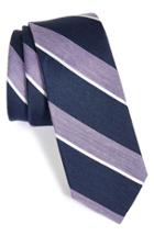 Men's The Tie Bar Stripe Silk Blend Tie, Size - (online Only)