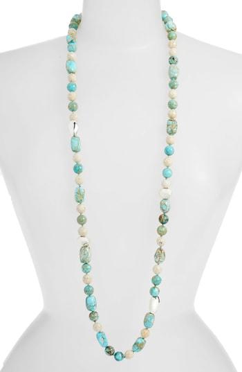 Women's Simon Sebbag Silver Accent Jasper Beaded Necklace