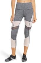 Women's Zella Turning Point High Waist Crop Leggings - Grey
