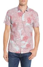 Men's Tori Richard Enter Dragon Trim Fit Sport Shirt, Size - Blue