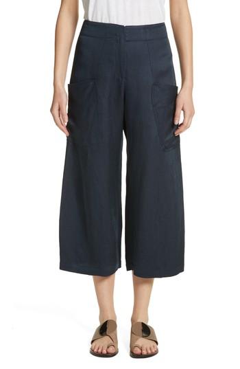 Women's Zero + Maria Cornejo Eda Curved Drape Culottes - Black