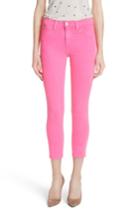 Women's L'agence Margot Crop Skinny Jeans - Pink