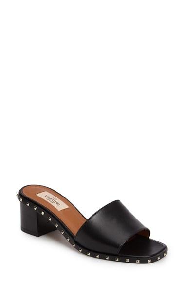 Women's Valentino Soul Studded Slide Sandal