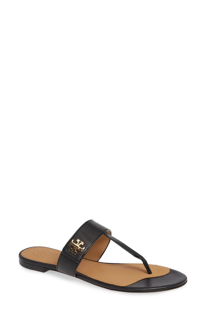 Women's Tory Burch Kira Thong Sandal M - Black