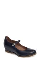 Women's Dansko Loralie Mary Jane Wedge .5-6us / 36eu M - Blue